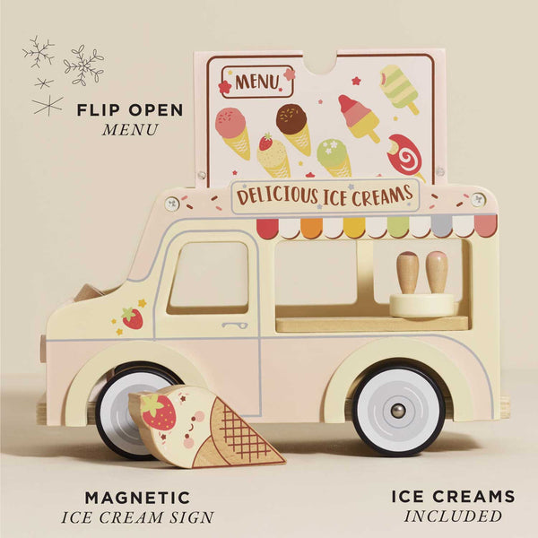 Le Toy Van Wooden Ice Cream Van - Main Image